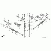 Схема вузла: Шток & Клапан для Honda NSA700 DN-01