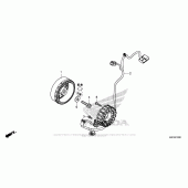 Схема вузла: Генератор для Honda CRF1000 Africa Twin