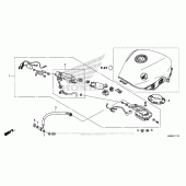 Схема вузла: Паливний насос для Honda VFR800 Interceptor