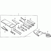 Схема вузла: Інструмент для Honda CBR600 CBR600F3