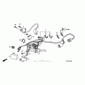 Схема вузла: Електрообладнання для Honda CRF230 CRF230F