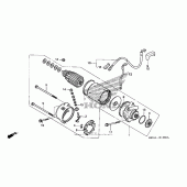 Схема вузла: Стартер електричний для Honda CMX250 Rebel
