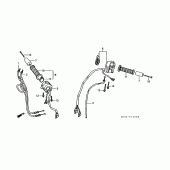 Схема вузла: Switch / cable для Honda ST1100 Pan-European