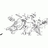 Схема вузла: Заднє крило (CBR900RR2,3) для Honda CBR900RR CBR954RR Fireblade