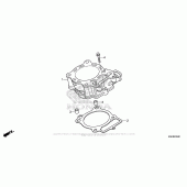 Схема вузла: Cylinder для Honda CRF150 CRF150R