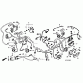 Схема вузла: Жгут проводки (fsc600a 03- 05) для Honda FSC600 Silver Wing