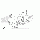Схема вузла: Airbag Harness для Honda GL1800 Gold Wing