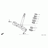 Схема узла: Рулевая колонка ( 05-) для Honda CBR600 CBR600RR