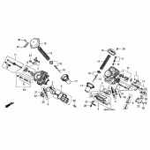 Схема узла: Карбюратор (COMPONENT PARTS) для Honda VT750 Shadow A.C.E.