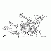 Схема вузла: Рама для Honda CRF150 CRF150F