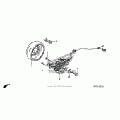 Схема вузла: Alternator (1) для Honda CRF150 CRF150F