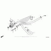 Схема вузла: Air Injection Solenoid Valve для Honda CRF250 CRF250RL Rally