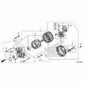 Схема узла: Генератор для Honda GL1800 Gold Wing F6B Bagger