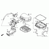 Схема узла: Воздушный фильтр (CBR600FS/3S/T/3T/SET) для Honda CBR600 CBR600F