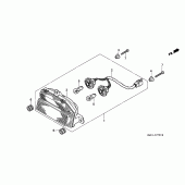 Схема узла: Задний фонарь (Стоп-сигнал) для Honda CBR900RR CBR900RR Fireblade