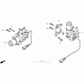 Схема вузла: St1100a abs modulator 96-98 для Honda ST1100 Pan-European