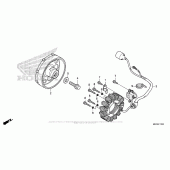 Схема вузла: Генератор для Honda CBR1000 CBR1000RR Fireblade