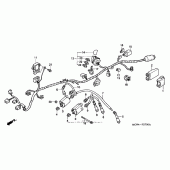 Схема вузла: Електрообладнання для Honda CB750 Nighthawk