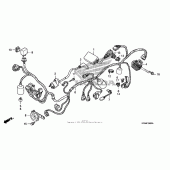 Схема вузла: Wire harness + ignition coil для Honda CRF230 CRF230M