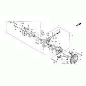 Схема вузла: Масляний насос для Honda NX650 Dominator