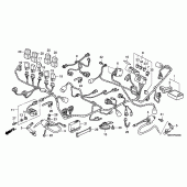 Схема вузла: Електрообладнання (XL1000V) для Honda XL1000V Varadero