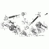Схема вузла: Карбюратор (COMPONENT PARTS) для Honda VT1100 Shadow Sabre