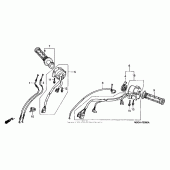 Схема вузла: Пульт управління рульовой для Honda VFR800 Interceptor