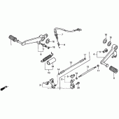 Схема вузла: Pedal 95-97 для Honda CBR900RR CBR919RR Fireblade