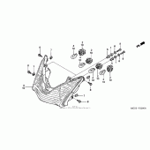 Схема узла: Задний фонарь (Стоп-сигнал) для Honda ST1300 Pan-European
