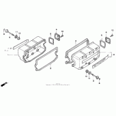 Схема узла: Клапанная крышка для Honda GL1500 Gold Wing Aspencade