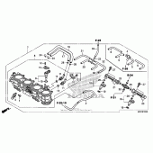 Схема вузла: Дросельна заслонка для Honda CBR1000 CBR1000RR Fireblade