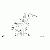 Схема узла: Педаль(Лапка) для Honda ST1100 Pan-European