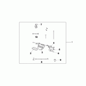 Схема вузла: Rear fog light для Honda XL700V Transalp