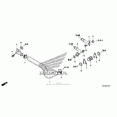 Схема вузла: Water pipe для Honda NSA700 DN-01