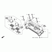 Схема узла: Клапанная крышка для Honda CBR1000 CBR1000RR Fireblade