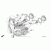 Схема вузла: Фара для Honda CBR1000 CBR1000RR Fireblade