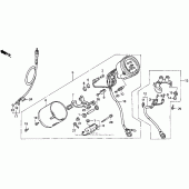 Схема вузла: Спідометр для Honda VT600 Shadow VLX Deluxe