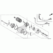 Схема вузла: Стартер електричний для Honda VT750 Shadow Phantom