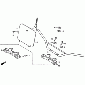 Схема узла: Руль 90-94 для Honda CR250