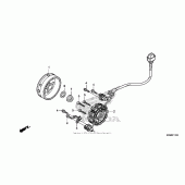 Схема вузла: Генератор для Honda CRF250 CRF250R