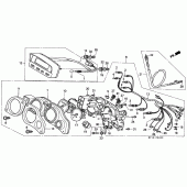 Схема вузла: Панель приладів для Honda XRV750 Africa Twin