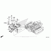Схема вузла: Reverse Shift Actuator для Honda GL1800 Gold Wing F6B Bagger