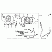 Схема вузла: Панель приладів для Honda CMX250 Rebel
