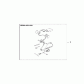 Схема вузла: Headset kit для Honda NT650 Deauville