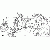 Схема узла: Saddlebag для Honda ST1100 Pan-European