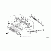 Схема узла: Распредвал & Клапан для Honda NC700