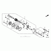 Схема вузла: Стартер електричний для Honda CRF125 CRF125FB
