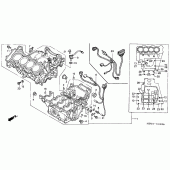 Схема узла: Картер двигателя для Honda CBR600 CBR600FR Racing Edition