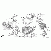 Схема вузла: Масляний насос 2 для Honda VFR1200 Crosstourer