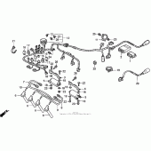Схема вузла: Електрообладнання для Honda CBR900RR CBR919RR Fireblade